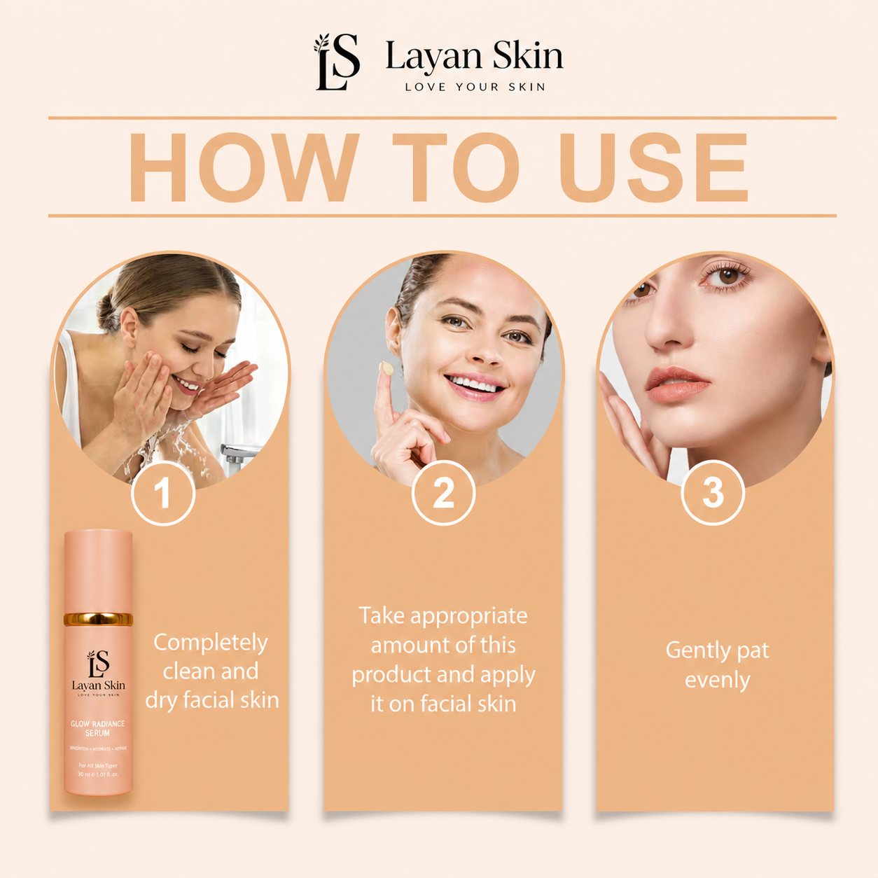 Layan-Skin 4 in 1 Color Changing foundation Liquid with SPF 50